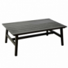 Salotto alluminio Newton 3 posti cuscini marrone