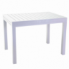 Tavolo alluminio Cleveland allungabile bianco cm125/250x75h75