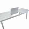 Tavolo alluminio Monterey allungabile bianco cm150/210x89h75