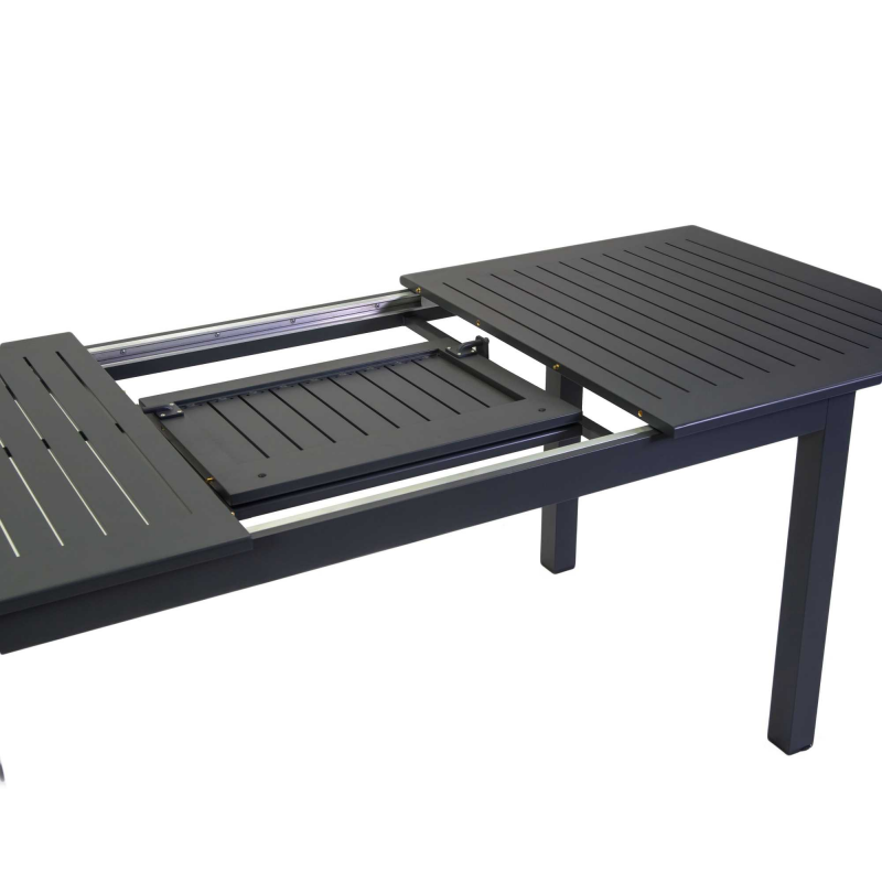 Tavolo alluminio Monterey allungabile antracite cm150/210x89h75