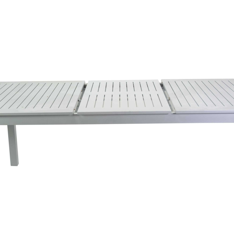 Tavolo alluminio Monterey allungabile bianco cm220/280x100h75