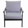 Salotto alluminio Shelton 3 posti antracite
