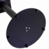Base tavolo acciaio nero tondo cm ø45h72