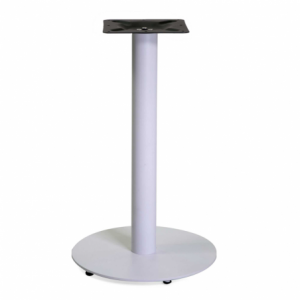 Zoom Base tavolo acciaio Gordon bianco tondocm ø45h72