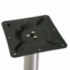 Base tavolo acciaio colore inox tondo cm ø45h72