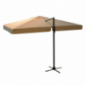 Ombrellone alluminio michigan palo laterale 3x4h2,8m sabbia