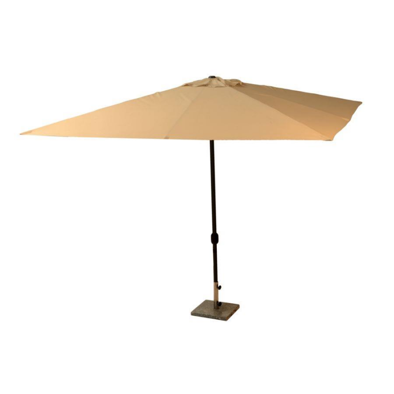 Ombrellone palo centrale 2x3m sabbia alluminio michigan (no base)
