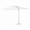 Ombrellone alluminio new michigan 3x4h2,75m senza mantovana bianco