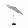 Ombrellone Benjamin alluminio palo centrale tondo ø3h2,4m antracite con led