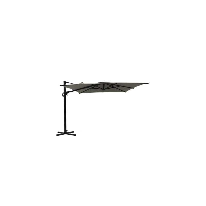 Ombrellone Noah alluminio palo lateraleantracite 3x3M con cover