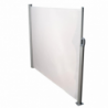 Tenda laterale cm300x140 alluminio antracite tessuto grigio
