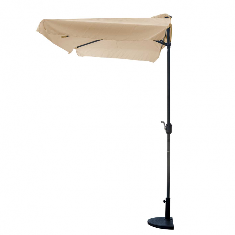 Ombrellone alluminio elmira decentrato sabbia cm230x130 (no base)
