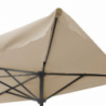 Ombrellone alluminio elmira decentrato sabbia cm230x130 (no base)
