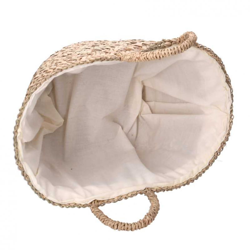 Borsa paglia naturale cm ø45h32/40