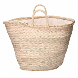 Borsa paglia naturale 50x30x35 cm elegante e capiente