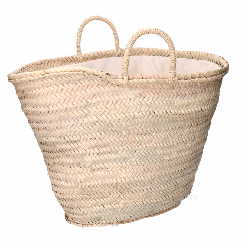 Borsa paglia naturale 50x30x35 cm elegante e capiente
