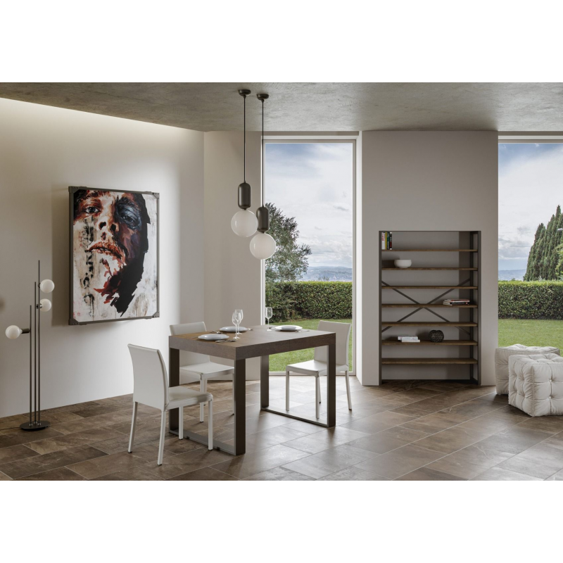 Tavolo allungabile 120x90/224 cm Tecno Premium telaio Antracite