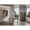 Tavolo allungabile 120x90/224 cm Tecno Premium telaio Antracite