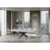 Tavolo allungabile 90x180/284 cm Volantis Premium telaio Antracite