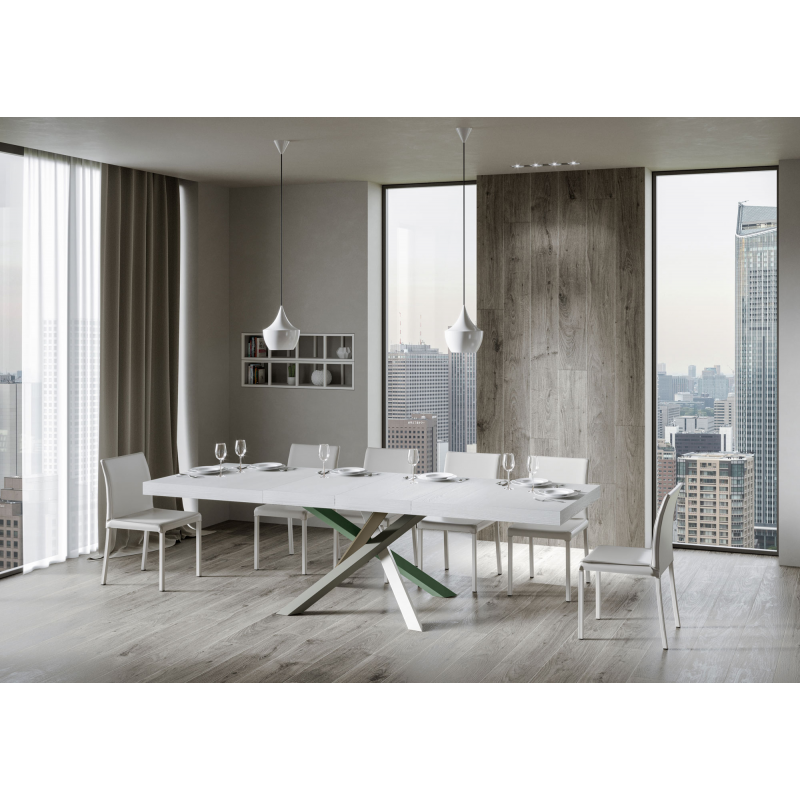 Tavolo allungabile 90x120/224 cm Volantis Premium telaio gambe 4 colori (A)