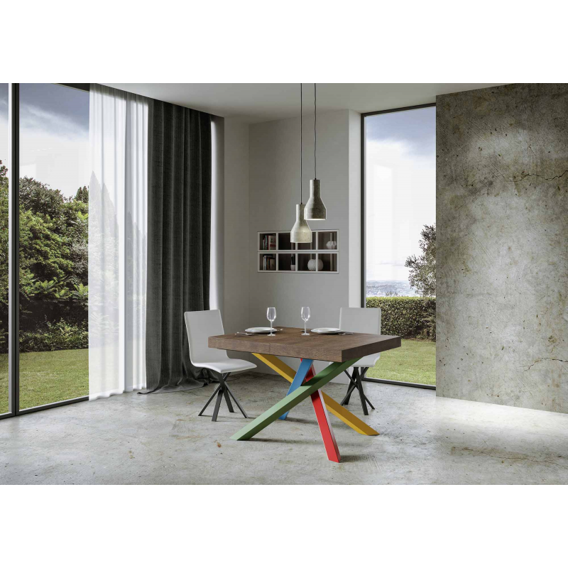 Tavolo allungabile 90x130/234 cm Volantis Premium telaio gambe 4 colori (B)