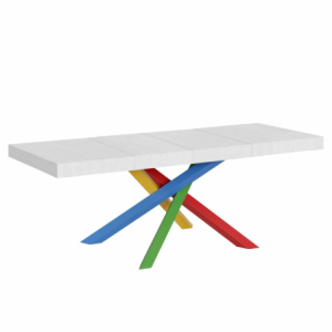 Zoom Tavolo allungabile 90x160/264 cm Volantis Premium telaio gambe 4 colori (B)