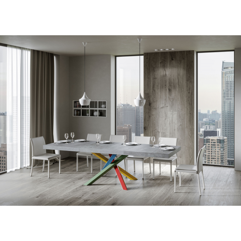 Tavolo allungabile 90x160/264 cm Volantis Premium telaio gambe 4 colori (B)