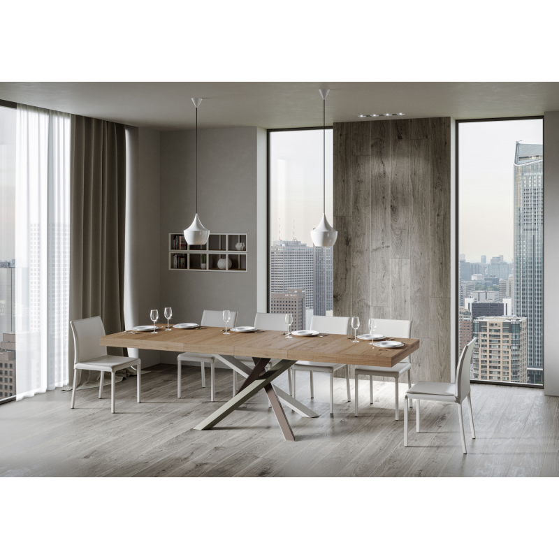 Tavolo allungabile 90x160/264 cm Volantis Premium telaio gambe 4 colori (C)