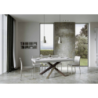 Tavolo allungabile 90x180/284 cm Volantis Premium telaio gambe 4 colori (C)