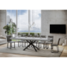 Tavolo allungabile 90x160/264 cm Famas Premium telaio Antracite