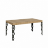 Tavolo allungabile 90x130/234 cm Karamay Premium telaio Antracite