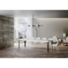 Tavolo allungabile 90x160/264 cm Karamay Premium telaio Antracite