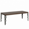 Tavolo allungabile 90x180/284 cm Karamay Premium telaio Antracite