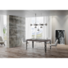 Tavolo allungabile 90x180/284 cm Karamay Premium telaio Antracite