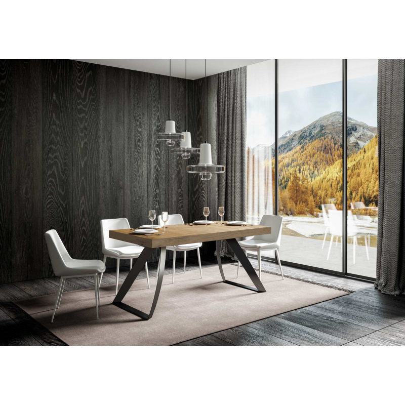 Tavolo allungabile 90x180/284 cm Proxy Premium telaio Antracite