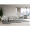 Tavolo allungabile 90x90/246 cm Paxon Premium telaio Antracite