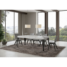 Tavolo allungabile 90x120/224 cm Paxon Premium telaio Antracite