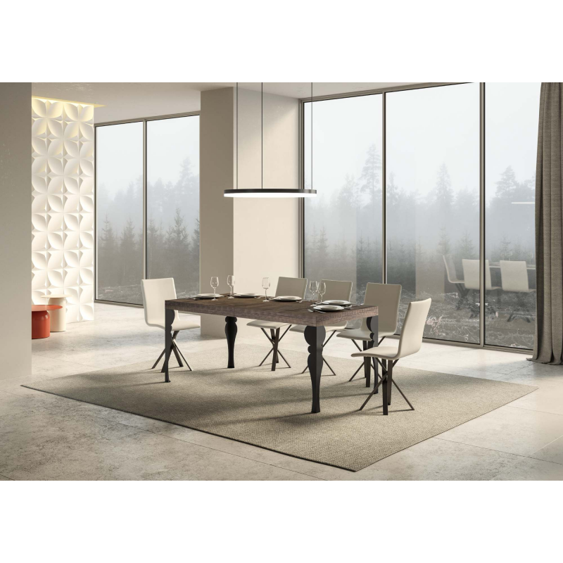 Tavolo allungabile 90x180/284 cm Paxon Premium telaio Antracite