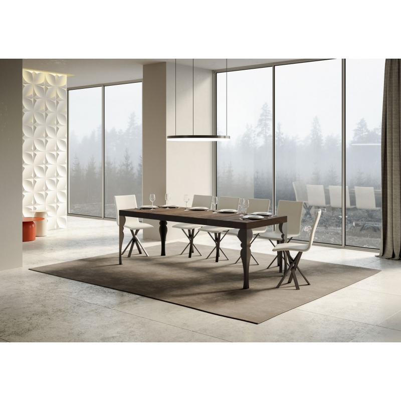 Tavolo allungabile 90x180/284 cm Paxon Premium telaio Antracite