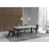 Tavolo allungabile 90x130/234 cm Flame Premium telaio Antracite