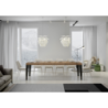 Tavolo allungabile 90x160/264 cm Flame Premium telaio Antracite