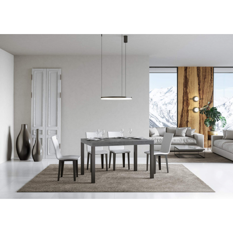 Tavolo allungabile 90x120/224 cm Everyday Premium telaio Antracite