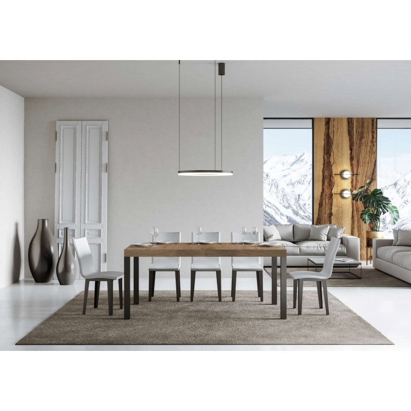 Tavolo allungabile 90x160/264 cm Everyday Premium telaio Antracite