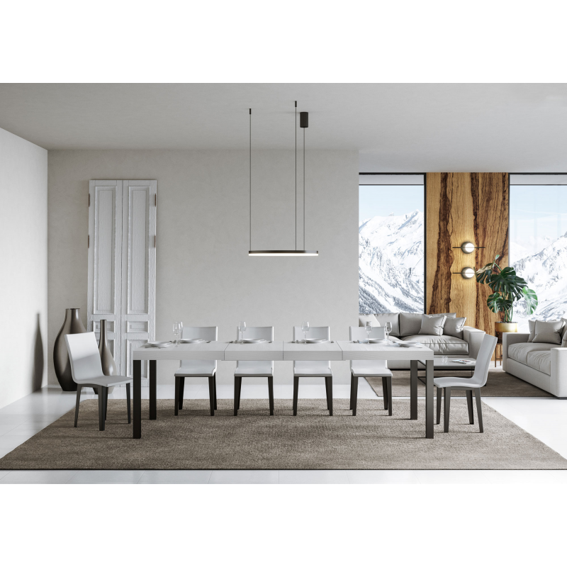 Tavolo allungabile 90x180/284 cm Everyday Premium telaio Antracite