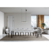 Tavolo allungabile 90x180/284 cm Everyday Premium telaio Antracite