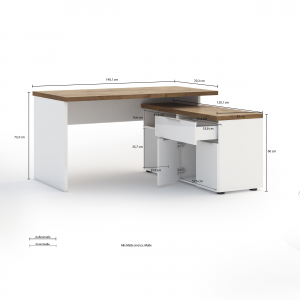 Zoom Scrivania con dattilo IDEA made in Italy