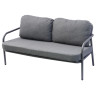 Salotto Almeria Alluminio Antracite Tavolino Gress Moia