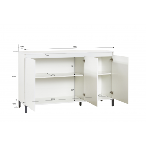 Zoom Sideboard a 3 ante XL GENIO made in Italy