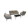 set da giardino Aruba in rattan - 3 pezzi