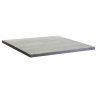 Top tavolo resina per esterno grigio quadro cm 56x56x3